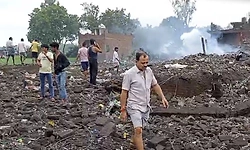 Firecracker factory blast in UP's Kaushambi leaves 24 injured, 15 feared trapped