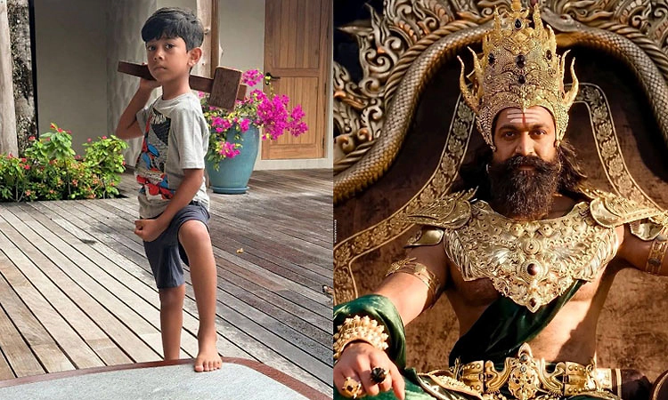 ʼರಾವಣʼನ ಪಾತ್ರದಲ್ಲಿ ಅಪ್ಪನನ್ನು ಕಂಡು ಸಾಲು ಸಾಲು ಪ್ರಶ್ನೆಗಳನ್ನು ಕೇಳಿದ ಪುತ್ರ ಯಥರ್ವ.! 