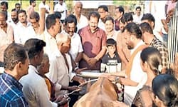 Atal birth centenary marked with cattle donation and community initiatives in Panaje