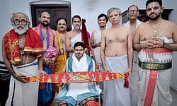 Seer of Shirur Matha visits Ananthapadmanabha Temple in Thiruvananthapuram