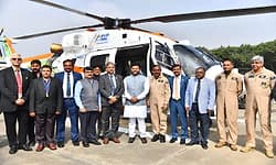 ಎಚ್‌ಎಎಲ್‌ ನಿರ್ಮಿತ ‘ಧ್ರುವ ಎನ್‌ಜಿ’ ಹೆಲಿಕಾಪ್ಟರ್‌ ಚೊಚ್ಚಲ ಹಾರಾಟ!