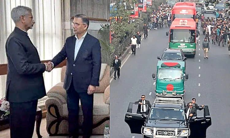 ಬಾಂಗ್ಲಾ ಮಾಜಿ ಪ್ರಧಾನಿ ಖಲೀದಾ ಜಿಯಾ ಅಂತ್ಯಕ್ರಿಯೆ: ಭಾರತದ ಪರವಾಗಿ ಸಚಿವ ಎಸ್. ಜೈಶಂಕರ್ ಭಾಗಿ