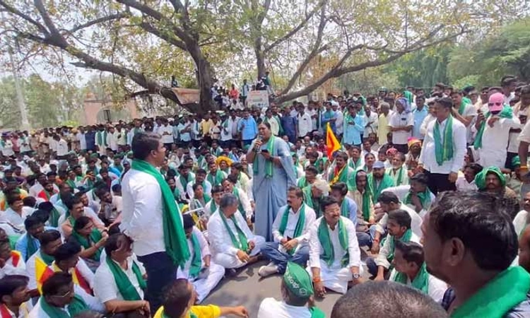 ಸಂಜೆಯೊಳಗೆ ನೀರು ಬಿಡುವ ನಿರ್ಧಾರ ಕೈಕೊಳ್ಳದಿದ್ದರೆ ಏ.2 ರಂದು ಯಾದಗಿರಿ ಬಂದ್: ರಾಜೂಗೌಡ