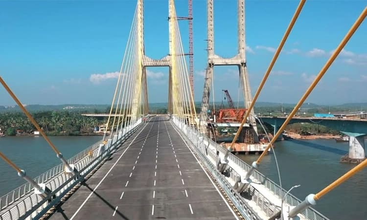 Goa: ದೇಶದ ಮೊದಲ ಬಾಗಿದ ಕೇಬಲ್‌ ಸೇತುವೆ ಇಂದು ಉದ್ಘಾಟನೆ