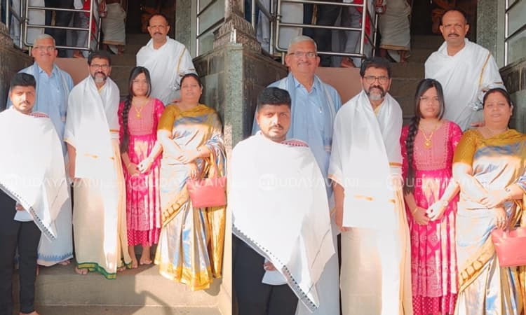 Dharmasthala: ಶ್ರೀ ಕ್ಷೇತ್ರ ಧರ್ಮಸ್ಥಳಕ್ಕೆ ಛಲವಾದಿ ನಾರಾಯಣಸ್ವಾಮಿ ಕುಟುಂಬ ಭೇಟಿ