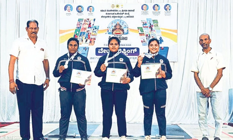ಕರ್ನಾಟಕ ಕ್ರೀಡಾಕೂಟ ವೇಟ್‌ಲಿಫ್ಟಿಂಗ್‌: ಆಳ್ವಾಸ್‌ಗೆ ಅವಳಿ ಪ್ರಶಸ್ತಿ