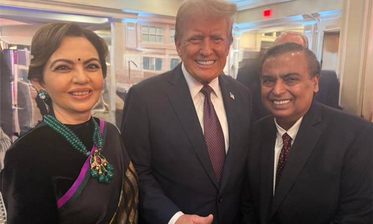 Donald Trump ಪ್ರಮಾಣವಚನ: ಭೋಜನಕೂಟದಲ್ಲಿ ಮುಖೇಶ್ ಮತ್ತು ನೀತಾ ಅಂಬಾನಿ