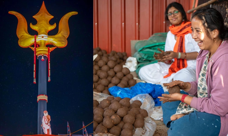 Chikkaballapura: “ಈಶ’ದಲ್ಲಿ 54 ಅಡಿ ಎತ್ತರದ ತ್ರಿಶೂಲ ಲೋಕಾರ್ಪಣೆ