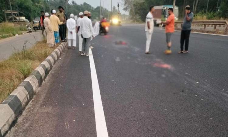 Road Mishap ಉಚ್ಚಿಲ: ಅಪರಿಚಿತ ವಾಹನ ಢಿಕ್ಕಿ; ಕಾರ್ಮಿಕ ಸಾವು