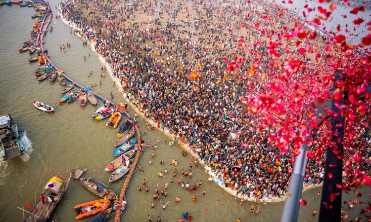Mahakumbh; ಕುಂಭದಲ್ಲಿ ಒಂದೇ ದಿನ 1.5 ಕೋಟಿ ಜನ ಪುಣ್ಯ ಸ್ನಾನ