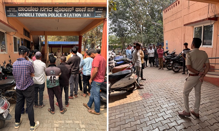 Dandeli: ನಿಯಮ ಉಲ್ಲಂಘಿಸಿದ ದ್ವಿಚಕ್ರ ವಾಹನಗಳಿಗೆ ಬಿಸಿ ಮುಟ್ಟಿಸಿದ ಅಧಿಕಾರಿ