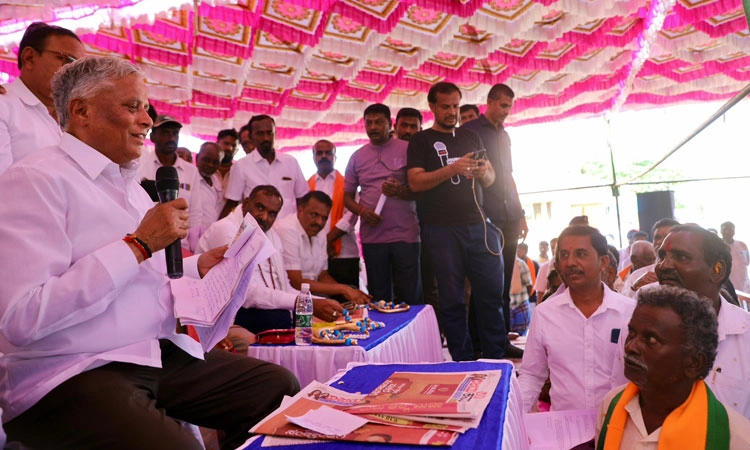 Irrigation Development: ಭದ್ರಾ ಮೇಲ್ದಂಡೆ ಯೋಜನೆಗೆ ಕೇಂದ್ರದಿಂದ ಅನುದಾನ: ವಿ.ಸೋಮಣ್ಣ