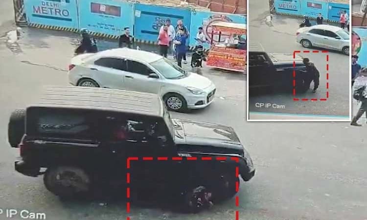 Video: ಹಾರ್ನ್ ಮಾಡಬೇಡಿ ಎಂದಿದ್ದಕ್ಕೆ ಭದ್ರತಾ ಸಿಬ್ಬಂದಿ ಮೇಲೆ ಕಾರು ಹರಿಸಿದ ಚಾಲಕ