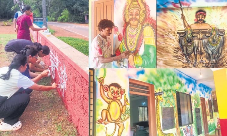 Puttur: ಸರಕಾರಿ ಶಾಲೆಗೆ ಬಣ್ಣ ತುಂಬುತ್ತಿರುವ ಕನ್ನಡ ಮನಸುಗಳು