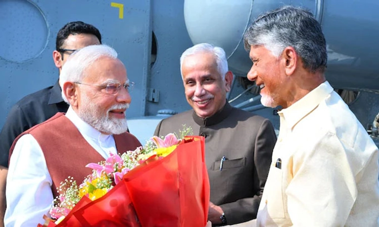 Andhra Pradesh; ಅಮರಾವತಿ ಆಂಧ್ರದ ಆಕಾಂಕ್ಷೆಗಳ ಅಡಿಪಾಯ: ಪ್ರಧಾನಿ ಮೋದಿ