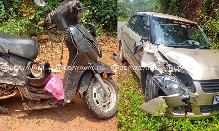 Vitla: ಕಾರು – ದ್ವಿಚಕ್ರ ವಾಹನದ ಅಪಘಾತ; ಹಿಂಬದಿ ಸವಾರನಿಗೆ ಗಂಭೀರ ಗಾಯ