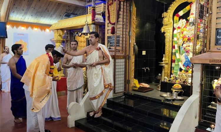 ಅಮೆರಿಕದ ಶ್ರೀ ಪುತ್ತಿಗೆ ಮಠಕ್ಕೆ ಬಿಜೆಪಿ ನಾಯಕ ಅಣ್ಣಾಮಲೈ ಭೇಟಿ