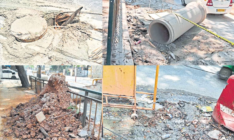 Bengaluru: ಅಪಾಯ ಆಹ್ವಾನಿಸುವ ಜಲಮಂಡಳಿ ಕಾಮಗಾರಿಗಳು
