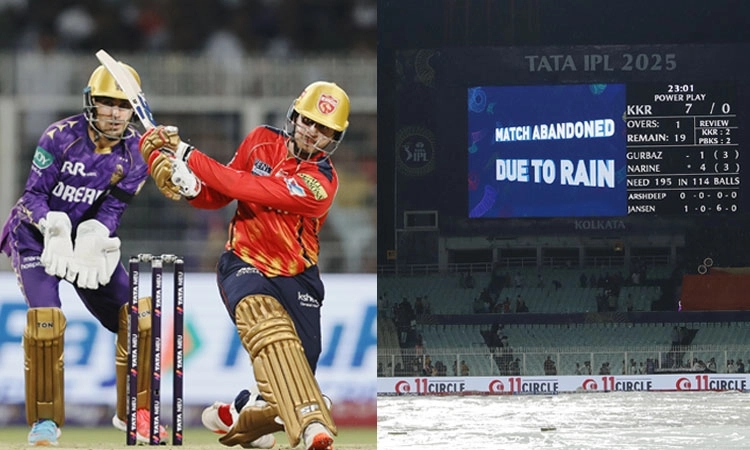 IPL: ಪಂಜಾಬ್‌ ಕಿಂಗ್ಸ್‌ – ಕೋಲ್ಕತಾ ನೈಟ್‌ ರೈಡರ್ಸ್‌ ಪಂದ್ಯ ಭಾರೀ ಮಳೆಗೆ ರದ್ದು!