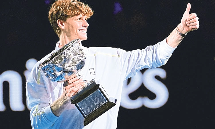 Australian Open; ಸತತ 2ನೇ ಆಸ್ಟ್ರೇಲಿಯನ್‌ ಓಪನ್‌ ಪ್ರಶಸ್ತಿ ಜಯಿಸಿದ ಜಾನಿಕ್‌ ಸಿನ್ನರ್‌