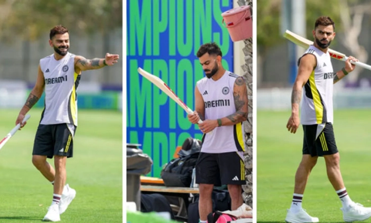 India vs Pakistan; ಪಂದ್ಯಕ್ಕೂ ಮುನ್ನ ಸ್ಪಿನ್ ದಾಳಿ ಎದುರಿಸುವತ್ತ ಗಮನ ಹರಿಸಿದ ಕೊಹ್ಲಿ