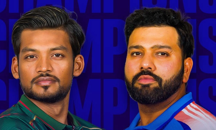 Champions Trophy: ಭಾರತದ ಆಟ ಆರಂಭ; ದುಬೈನಲ್ಲಿ ಟಾಸ್‌ ಗೆದ್ದ ಬಾಂಗ್ಲಾದೇಶ