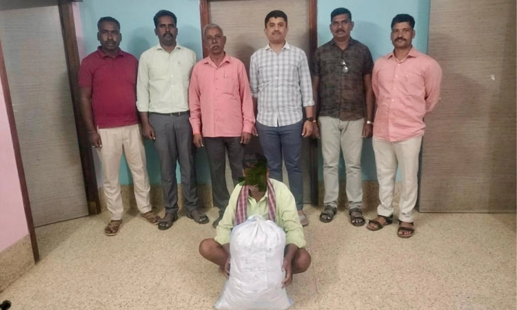 Hanur: ಹೆಚ್ಚಿನ ಬೆಲೆಗೆ ಮಾರಾಟ ಮಾಡಲು ಒಣ ಗಾಂಜಾ ಸಂಗ್ರಹಣೆ ಮಾಡಿದ್ದ ವ್ಯಕ್ತಿಯ ಬಂಧನ