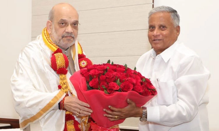 Railway Project: ಕೇಂದ್ರ ಗೃಹ ಸಚಿವ ಅಮಿತ್‌ ಶಾ ಭೇಟಿಯಾದ ಕೇಂದ್ರ ಸಚಿವ ಸೋಮಣ್ಣ