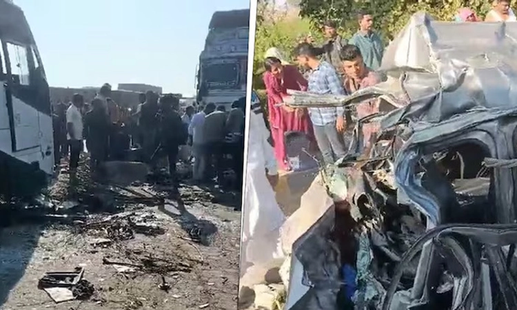 Jaipur: ಭೀಕರ ರಸ್ತೆ ಅಪಘಾತ: ಕುಂಭಮೇಳಕ್ಕೆ ತೆರಳುತ್ತಿದ್ದ ಎಂಟು ಮಂದಿ ಸ್ಥಳದಲ್ಲೇ ಮೃತ್ಯು