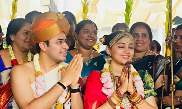 Tejasvi Surya; ಬೊಕ್ಕೆ ಬೇಡ ಎಂದ ಮದುಮಗ ತೇಜಸ್ವಿ ಸೂರ್ಯ ವಿರುದ್ಧ ತೀವ್ರ ಅಸಮಾಧಾನ
