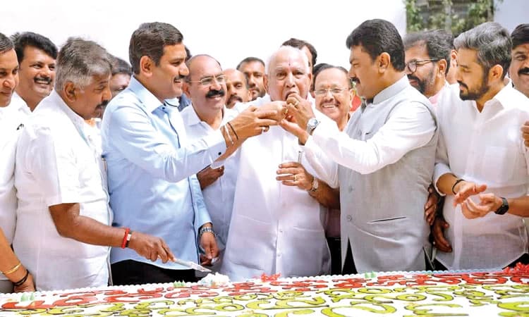 BSY Birthday: ಭ್ರಷ್ಟ ಕಾಂಗ್ರೆಸ್‌ ಸರಕಾರ ಕಿತ್ತೂಗೆಯಲು ಯತ್ನ: ಬಿ.ಎಸ್‌.ಯಡಿಯೂರಪ್ಪ