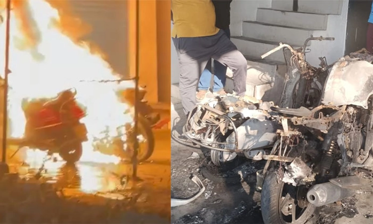 Koratagere: ದ್ವಿಚಕ್ರ ವಾಹನಗಳಿಗೆ ಬೆಂಕಿ ಹಚ್ಚಿದ ಪ್ರಕರಣ: ಆರೋಪಿ ಬಂಧನ