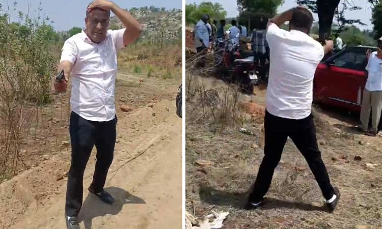 Chikkaballapura: ಪ್ರತಿಭಟನಾ ನಿರತ ರೈತರ ಮೇಲೆ ಗುಂಡು ಹಾರಿಸಿದ ಕ್ರಷರ್ ಮಾಲೀಕ