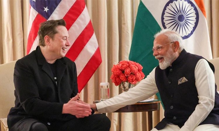 Elon Musk ಜತೆ ವಿವಿಧ ಯೋಜನೆ ಕುರಿತು ಪ್ರಧಾನಿ ಮೋದಿ ಚರ್ಚೆ