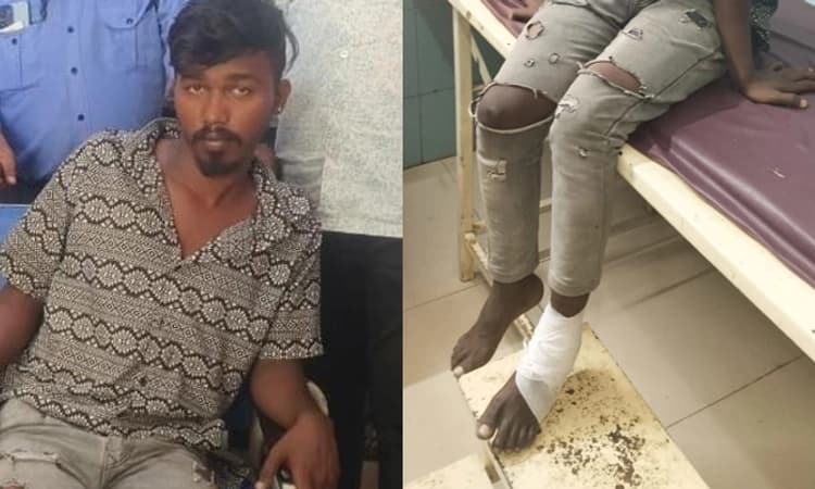 Shimoga: ಶಿಕಾರಿಪುರದಲ್ಲಿ ಕಳ್ಳನ ಕಾಲಿಗೆ ಪೊಲೀಸರ ಗುಂಡೇಟು