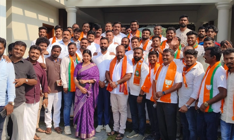 ಜನಾಕ್ರೋಶ ಯಾತ್ರೆ: ಕೊಟ್ಟಿಗೆಹಾರದಲ್ಲಿ ಬಿ.ವೈ. ವಿಜಯೇಂದ್ರರಿಗೆ ಭರ್ಜರಿ ಸ್ವಾಗತ