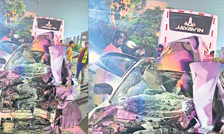 Bengaluru: ಬಸ್‌ಗೆ ಕ್ಯಾಬ್‌ ಡಿಕ್ಕಿ: ಇಂಡಿಗೋ ಏರ್‌ಲೈನ್ಸ್‌ ಉದ್ಯೋಗಿ ಸಾ*ವು