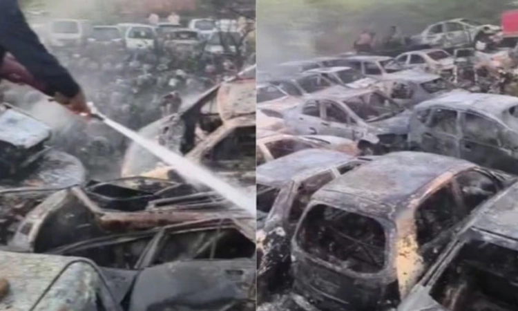Delhi; ಪೊಲೀಸ್ ಯಾರ್ಡ್‌ನಲ್ಲಿ 150 ಕ್ಕೂ ಹೆಚ್ಚು ವಾಹನಗಳು ಸುಟ್ಟು ಭಸ್ಮ
