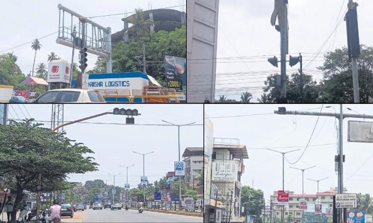 Udupi: ಸಿಗ್ನಲ್‌ ಲೈಟ್‌ಗಳೇ ಅಪಾಯದಲ್ಲಿ!