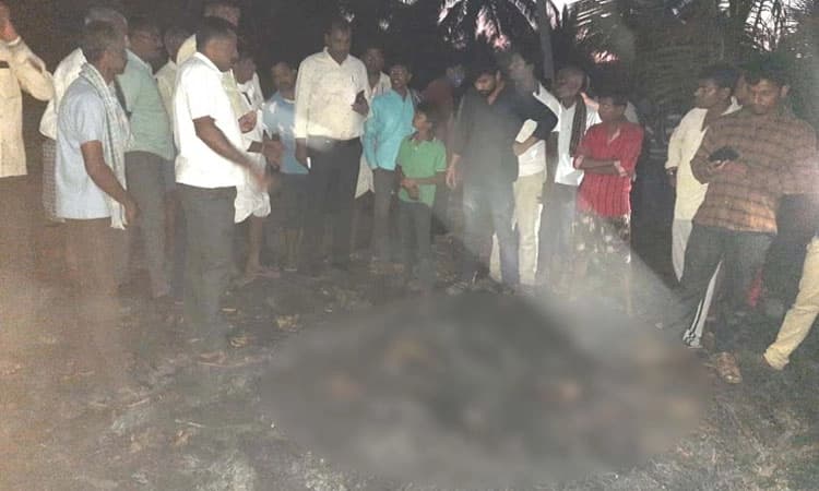 ಕಬ್ಬಿನ ತರಗಿಗೆ ಹಚ್ಚಿದ್ದ ಬೆಂಕಿಗೆ ಸಿಲುಕಿ ರೈತ ಸಾವು