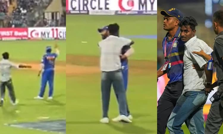 Video: ಏಕಾಏಕಿ ಮೈದಾನಕ್ಕೆ ಓಡಿ ಬಂದ ಅಭಿಮಾನಿ… ಬೆಚ್ಚಿ ಬಿದ್ದ ರೋಹಿತ್ ಶರ್ಮ