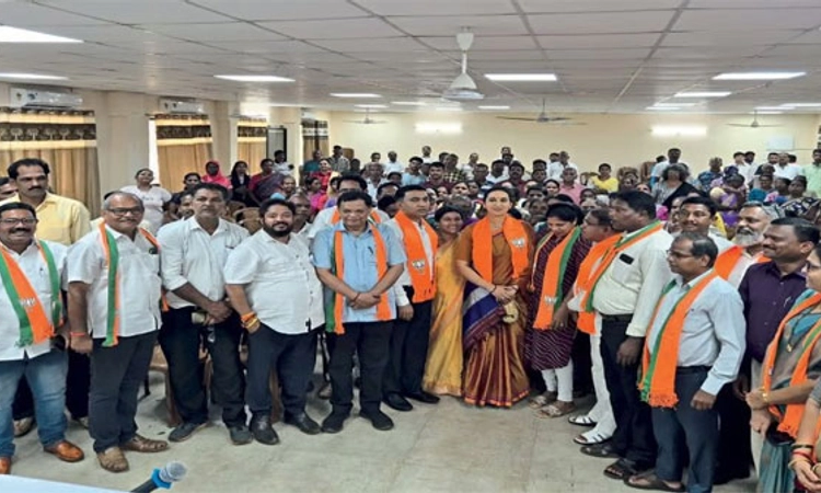 Panaji; ಲೋಕಸಭೆ ಚುನಾವಣೆ: ಬಿಜೆಪಿ ಅಭ್ಯರ್ಥಿ ಪಲ್ಲವಿ ದೆಂಪೆ ಪ್ರಚಾರ