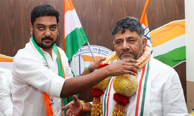 Congress ಸೇರ್ಪಡೆಯಾದ ಬಿಜೆಪಿ ಸಂಸದ ಶ್ರೀನಿವಾಸ್ ಪ್ರಸಾದ್ ಅಳಿಯ ಧೀರಜ್