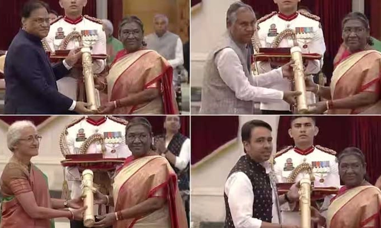 Bharat Ratna: ಠಾಕೂರ್‌, ಪಿವಿಎನ್ ಸೇರಿ ನಾಲ್ವರಿಗೆ ಭಾರತ ರತ್ನ ಪ್ರದಾನ; ಅಡ್ವಾಣಿ ಗೈರು