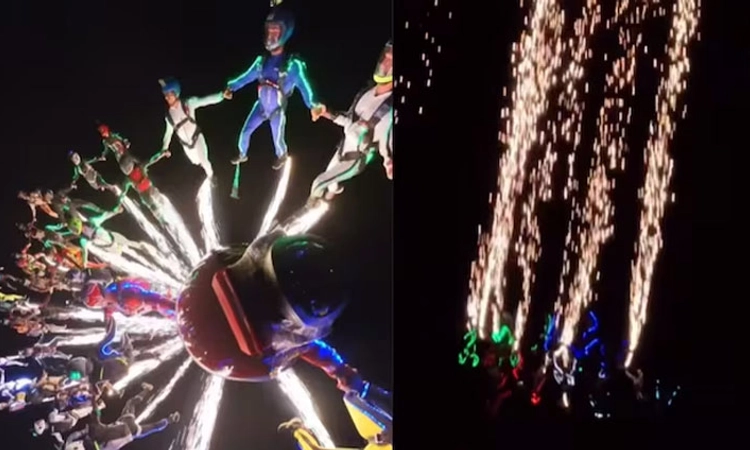 Sparking Frenzy; ಬೆಚ್ಚಿಬೀಳಿಸಿದ ಏಲಿಯನ್‌; ಅಲ್ಲ! ಸ್ಕೈಡೈವರ್‌ಗಳು…