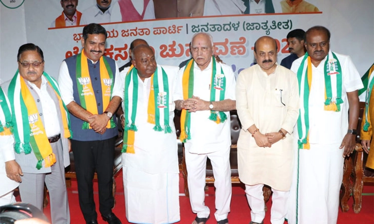 NDA;ಎಲ್ಲಾ ಸಮಸ್ಯೆಗಳನ್ನು ಪರಿಹರಿಸುವವರು ಮೋದಿ ಮತ್ತು ಶಾ ಮಾತ್ರ: ದೇವೇಗೌಡ