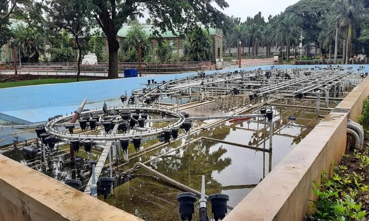 ಗಾಜಿನಮನೆ ಅಂಗಳದಲ್ಲಿ ಅತ್ಯಾಧುನಿಕ ಕಾರಂಜಿ