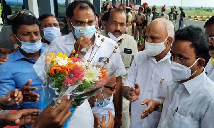 ಕಲಬುರಗಿಗೆ ಭೇಟಿ ನೀಡಿದ ಸಿಎಂ ಬಿ.ಎಸ್.ಯಡಿಯೂರಪ್ಪ