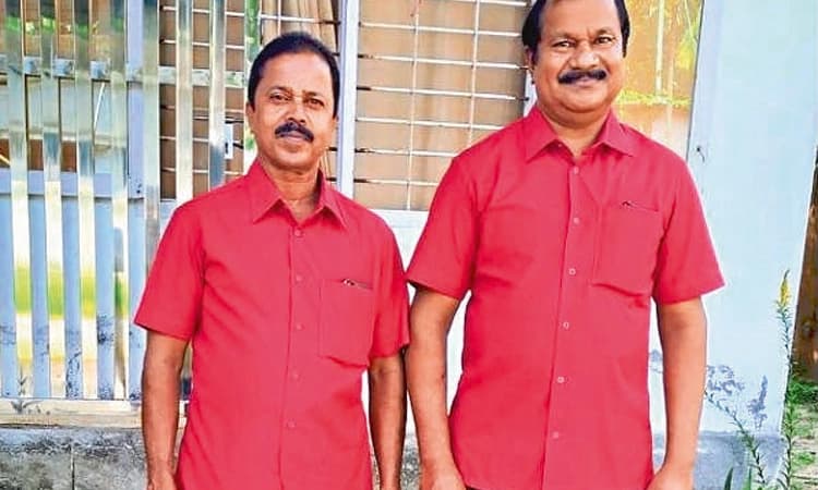 40 ವರ್ಷಗಳಿಂದ ಮ್ಯಾಚಿಂಗ್‌ ಡ್ರೆಸ್‌ : ಆಲಪ್ಪುಳದ ಮಿತ್ರದ್ವಯರ ದಾಖಲೆ