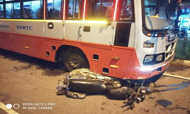 ಕಟಪಾಡಿ: ಬಸ್-ಬೈಕ್ ಅಪಘಾತ; ಬೈಕ್ ಸವಾರ ಸಾವು